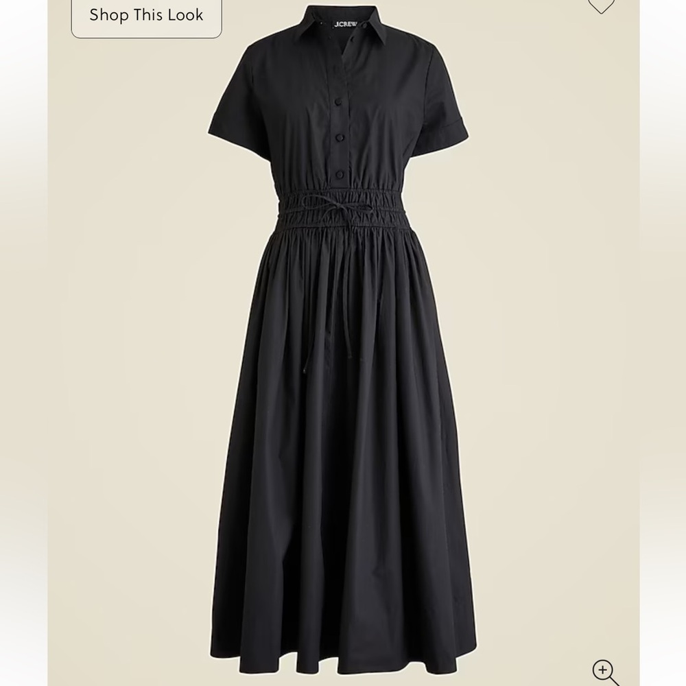 J Crew Elena shirt-dress in cotton poplin - Picture 4 of 5